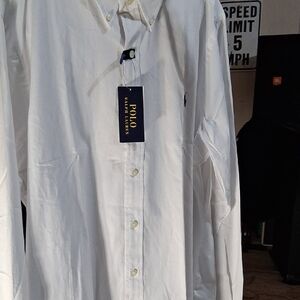 Polo by Ralph Lauren Classic White Button-Down Shirt